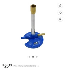 Eisco Labs Natural Gas Bunsen Burner with Flame Stabilizer