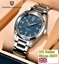 Pagani 1793 Railmaster Homage Seiko VH31 Quartz Movement Sapphire Crystal