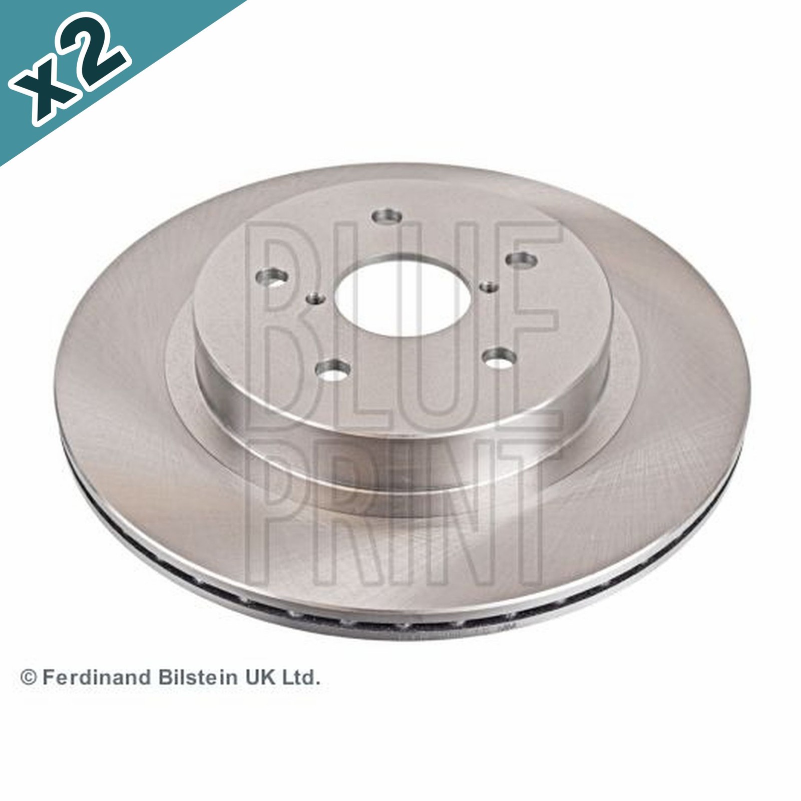 Blueprint ADS74342 Brake Disc Rear Coated Fits Subaru Legacy Levorg Outback