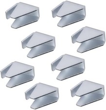 Metal Cabinet Shelf Clips for Husky Garage - Removable 8 Pack, Sliver