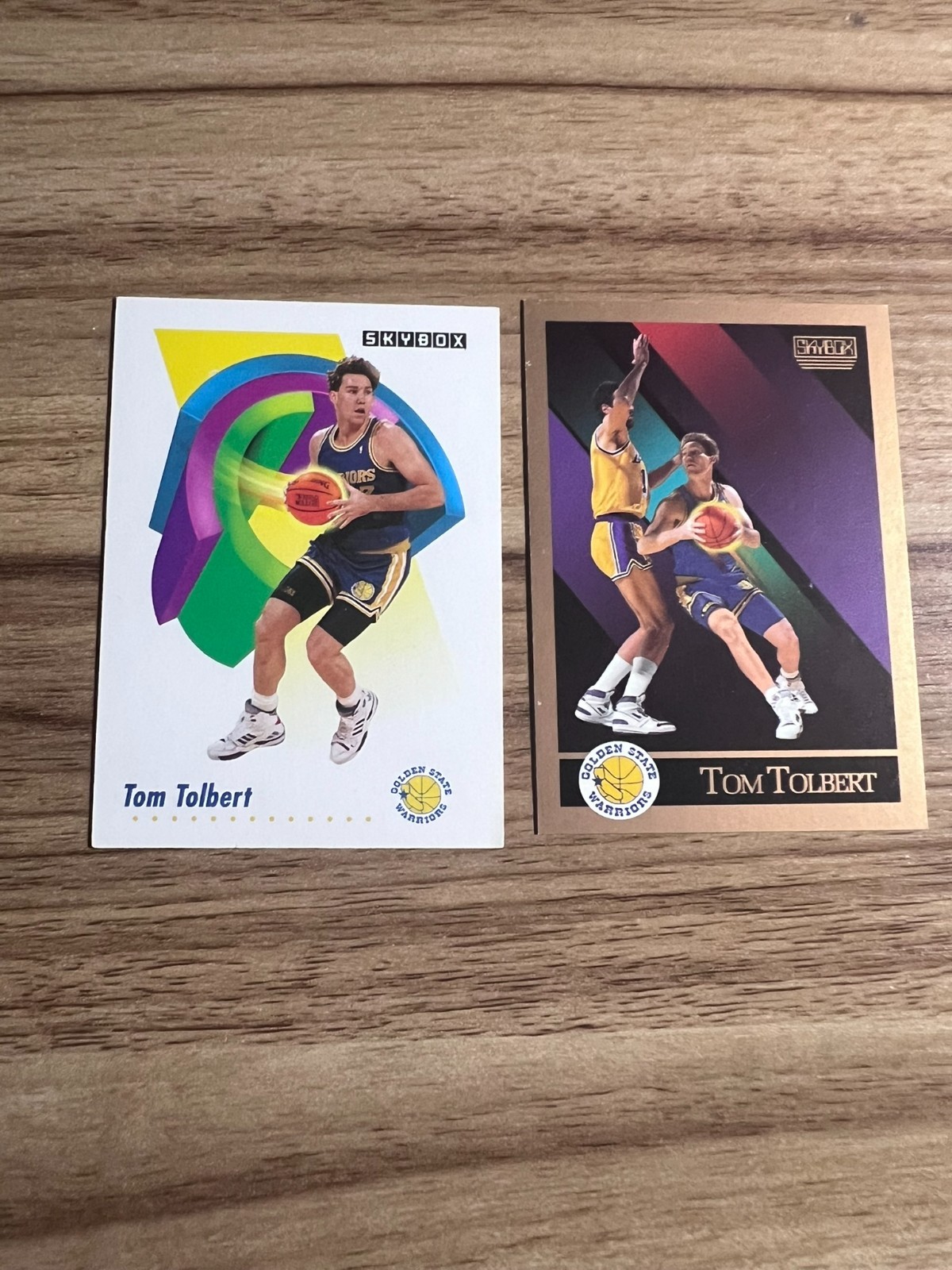 LOT of 2-1990-91 Skybox - Tom Tolbert #103 (RC)