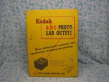 VINTAGE KODAK - A.B.C PHOTO LAB OUTFIT - DEVELOP PRINT - UNUSED - NIB - 1952