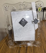 Waterford Crystal Picture Frame Wedding Heirloom 5 X 7 Photo