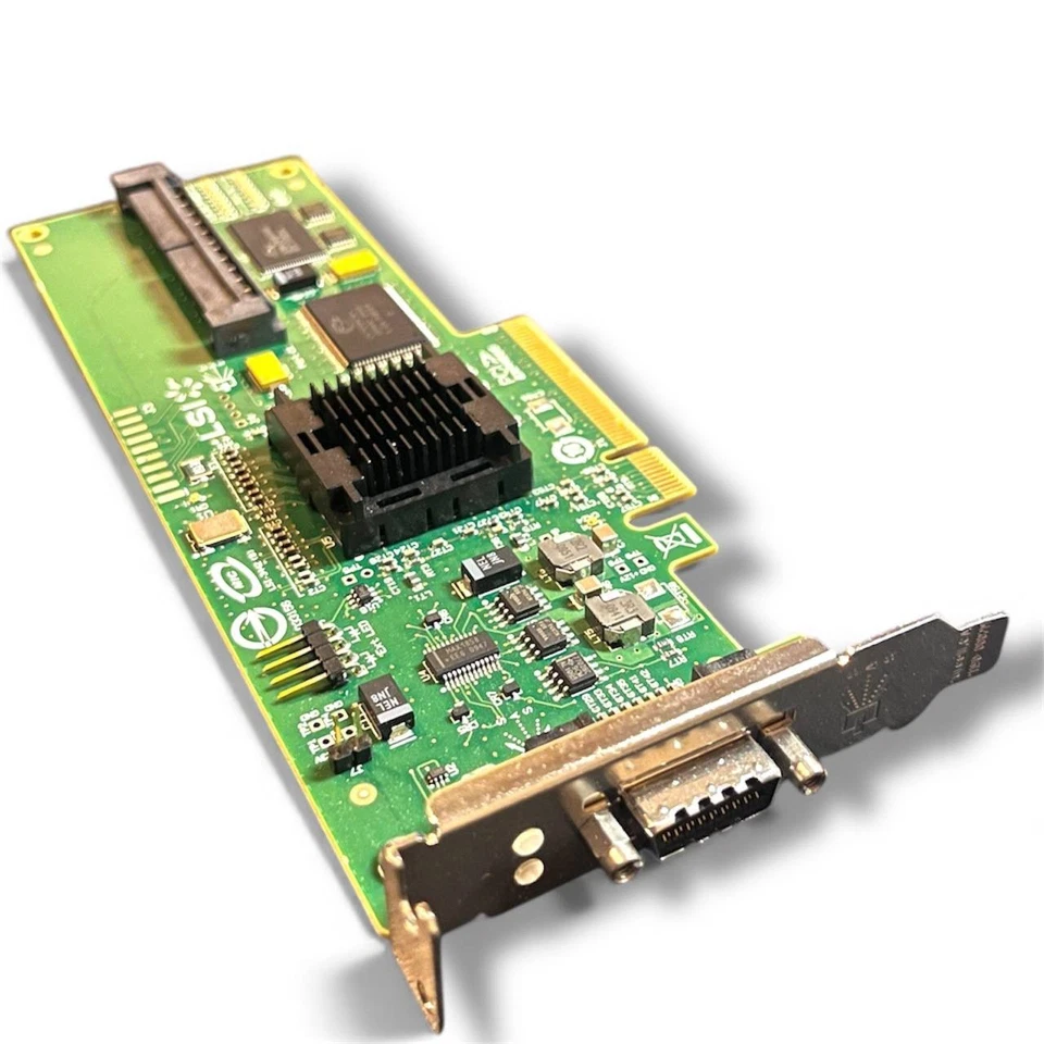 LSI SAS3442E-R 8-Port SAS / SATA RAID Controller Karte PCIe x8 L3-25041-00F - Bild 4 von 4