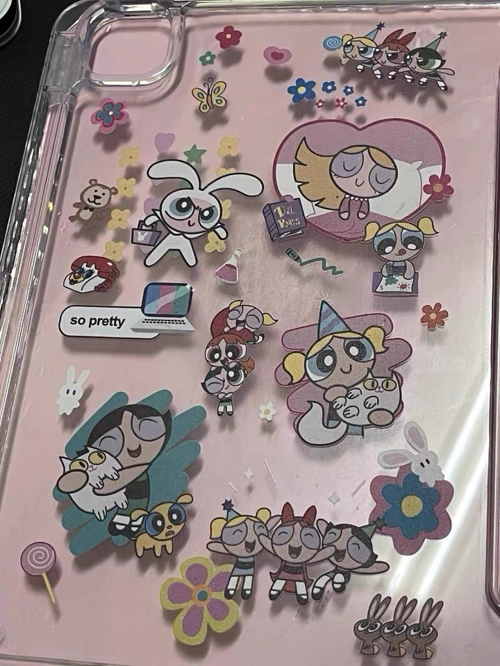 iPad Pro 12.9” Case Cover Powerpuff Girls Fits 2018 / 2020 / 2021 / 2022 Gifts - Image 4 of 4