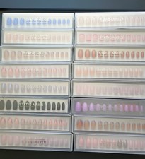 Static Nails Press-On Nails Set French Full C...