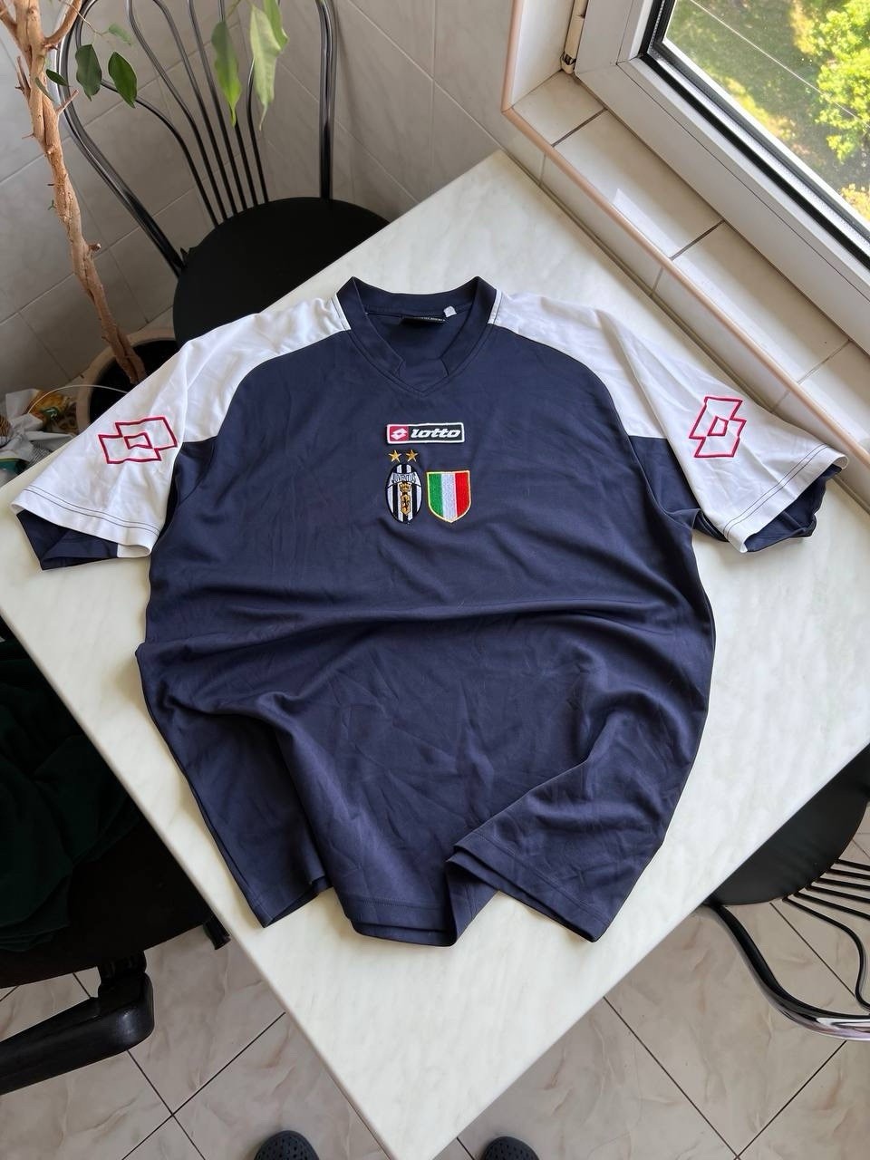 Vintage Juventus Turin Lotto Football Training Jersey Shirt Soccer 2000s Italy