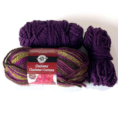 Charisma Yarn Eggplant 37 Multicolor / Purple Bulky 5 Acrylic - Loops & Threads