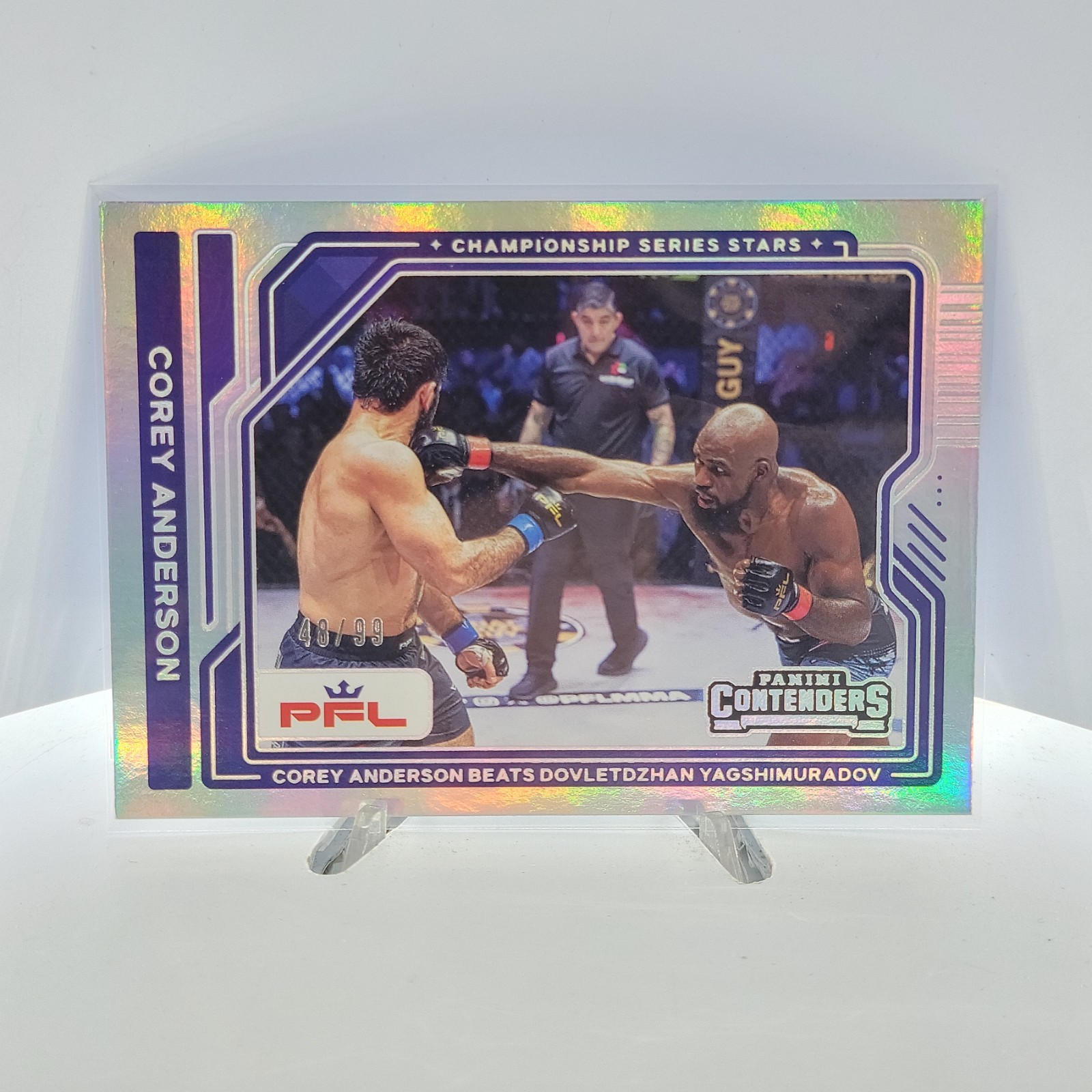 2026 Panini Contenders Pfl - Champions Series Stars Corey Anderson #7 Silver /99