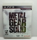 Metal Gear Solid: The Legacy Collection 1987-2012 (PS3, 2013) Complete Tested