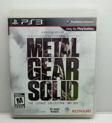 Metal Gear Solid: The Legacy Collection 1987-2012 (PS3, 2013) Complete Tested