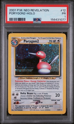 Porygon2 (Unlimited) graded PSA 1 for sale on eBay