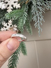Baguette Platinum  Wedding Band Size 6 Bought New Local Fine Jewelry around 2020