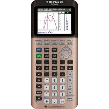 Texas Instruments TI-84 Plus CE Color Graphing Calculator, Rose Gold 'READ'