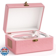 Retro CD Player with Bluetooth for Home Portable CD Player with B