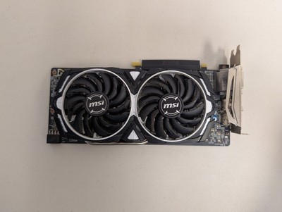 MSI Radeon RX 580 Armor 4G OCV1 Video Card, 4GB GDDR5 UNTESTED