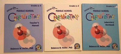 Focus On Middle School Chemistry Student Teacher Book Set Homeschool Curriculum