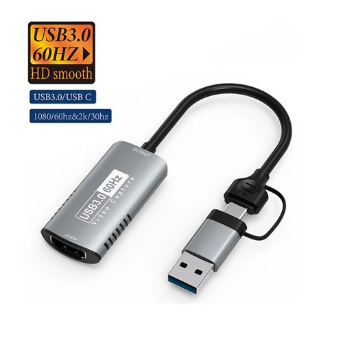 1080P 60Hz Recording 4K Source to USB/Type-C 2in1 Video Capture Card for5583 - Afbeelding 10 van 10