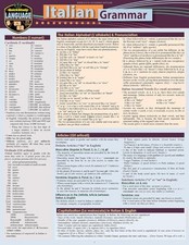 Italian Grammar: A Quickstudy - VERY GOOD
