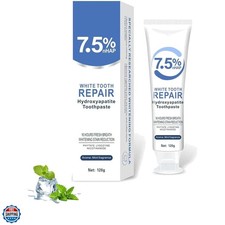 Hydroxyapatite Toothpastes for Enamel Protection and Tooth Strengthening, Flu...