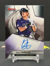 2025 Bowman's Best Cole Carrigg Best of 2025 Auto Colorado Rockies