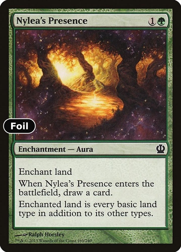 Nylea's Presence Foil Theros 169 LP