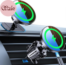 for Magsafe Car Mount Charger  Stronger Magnets  Magnetic Wireless Car Charger wit