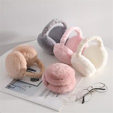 Women Men Winter Super Soft Ear Muffs Warmer Ladies Earflaps Cosy Cold Fluffy UK