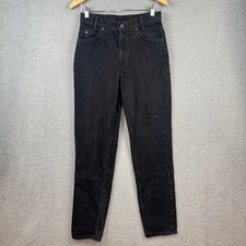Vintage Levis 505 Orange Tab Jeans Black Made in USA Student Fit 30x32 90s Denim