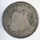 1854-O Arrows Seated Liberty Quarter (B2099)
