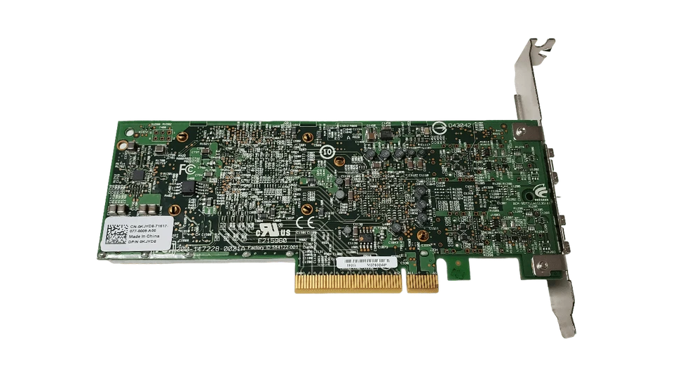 Dell KJYD8 Broadcom NetXtreme II BCM95711 2-Port 10GB HBA Full Height No SFPs - Image 3 of 4