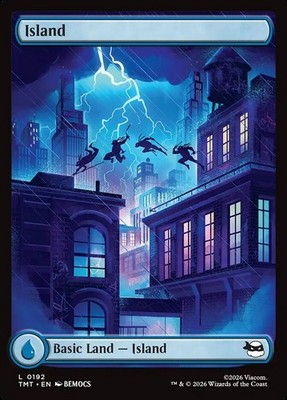 MTG TMNT ROOFTOP FULL ART L Island #0192 | eBay