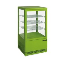 Saro Mini-Umluftkühlvitrine Modell Sc 70 Grün
