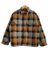 PENDLETON Wool Check Jacket M Camel