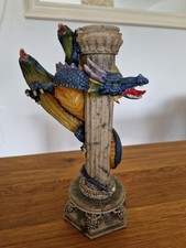 Drachen Kerzenhalter Kerzenständer Dragon Gothic - 24,5 cm