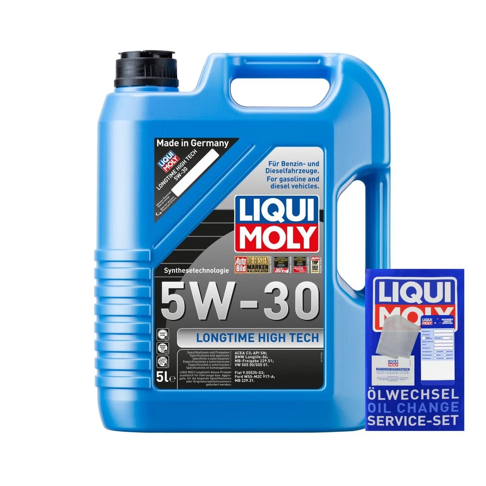 MAHLE Inspection set 7 L Liqui Moly Longtime 5W-30 pour Chevrolet Lacetti 1.6 - Photo 3/4