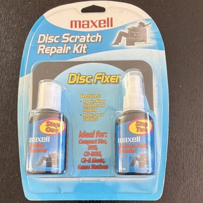 Maxell Disc Scratch Repair Kit CD-335 for CD DVD Game Stations Scratch Remover