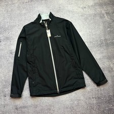 Peter Millar Vacheron Constantin Women&rsquo;s Wind Jacket Black Full Zip Size S NWT