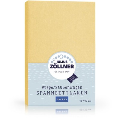 Julius Zöllner Spannbetttuch Jersey 90x40 Banana TOP