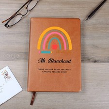 Teacher Appreciation Journal Notebook Diary