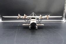 Vintage Metal Tin Airplane Martin M-130 Seaplane Rare HTF Unique No Maker