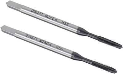 M2 X 0.4 Spiral Point Threading Tap, H2 Tolerance High Speed Steel TICN Coated,