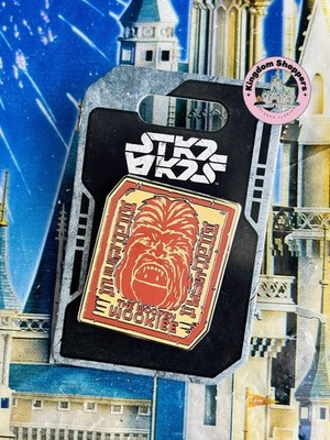 2026 Disney Parks Star Wars Galaxy s Edge Chewbacca The Wooden Wookie OE Pin