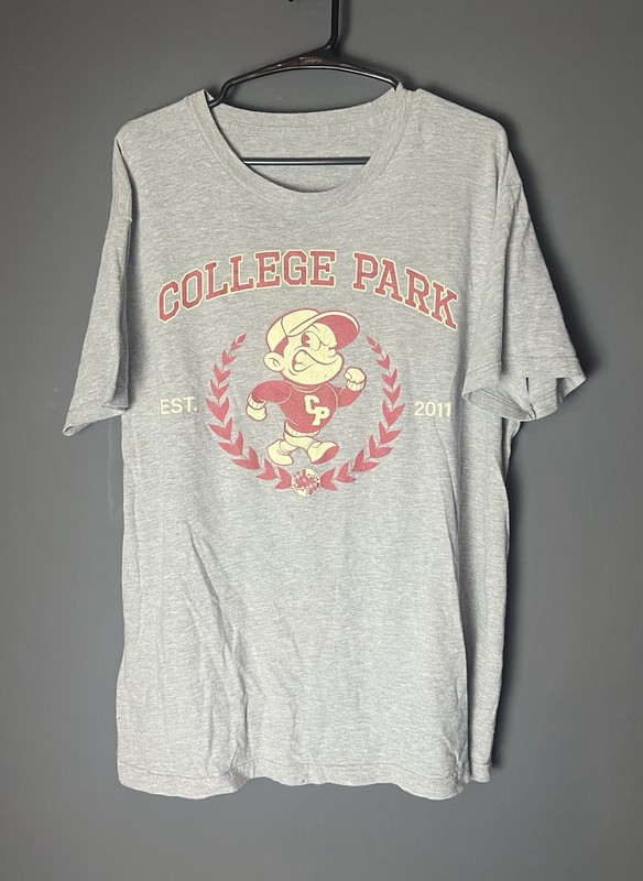Logic College Park T-Shirt Gray Size XL Rap Hip Hop Album 2011 Tour Tee