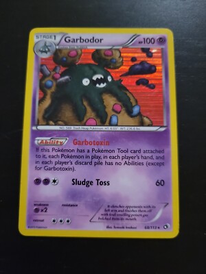 garbodor pokemon card Pokemon TCG Card 2013 Legendary Treasures - Garbodor 68/113 Holo