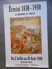 MORETTI Lucien Philippe Affiche 1988 Envoi Signé Handsigned ÉTRTAT Piano art