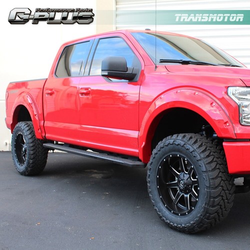 Fit For 2009-2014 Ford F150 Styleside Pocket Rivet Bolt-on Style Fender Flares - Picture 10 of 12