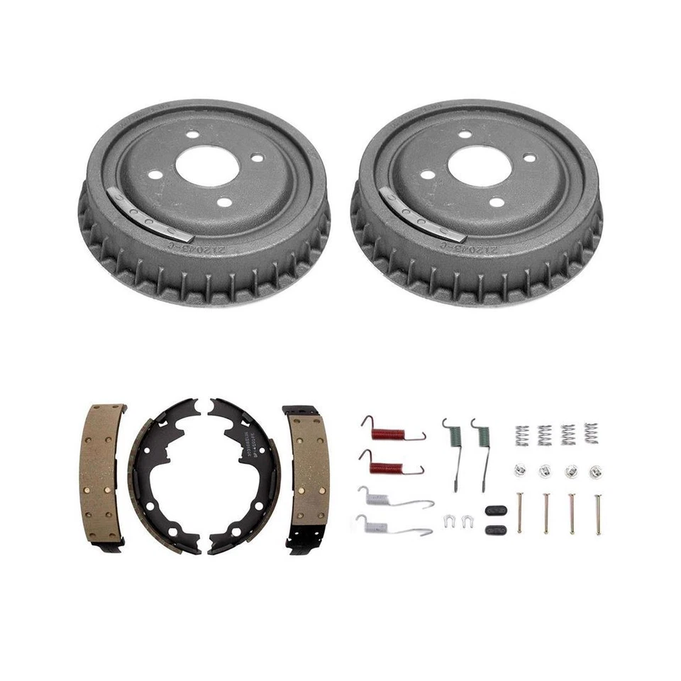 Tambores de freno traseros y zapatas de freno kit de resorte de hardware para Ford Mustang 1989-1992 Foto 2 de 4