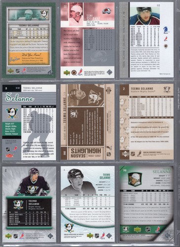 Lot of (59) TEEMU SELANNE Starter Collection - No Duplicates w/Inserts - Bild 8 von 16