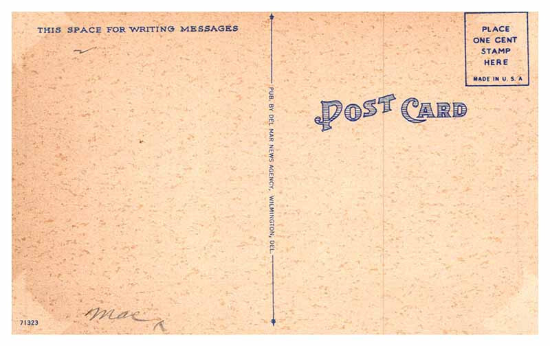 Postcard BUILDING SCENE Wilmington Delaware DE AQ6048 eBay